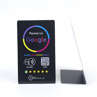 Google Review Stand NFC + QR Tap Sign Review Stands