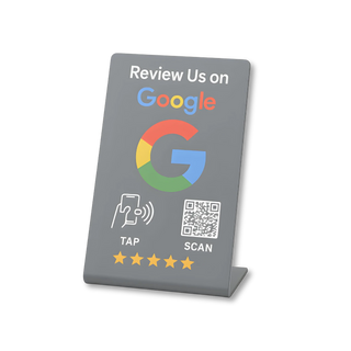 Google Review Stand NFC + QR Tap Sign Review Stands