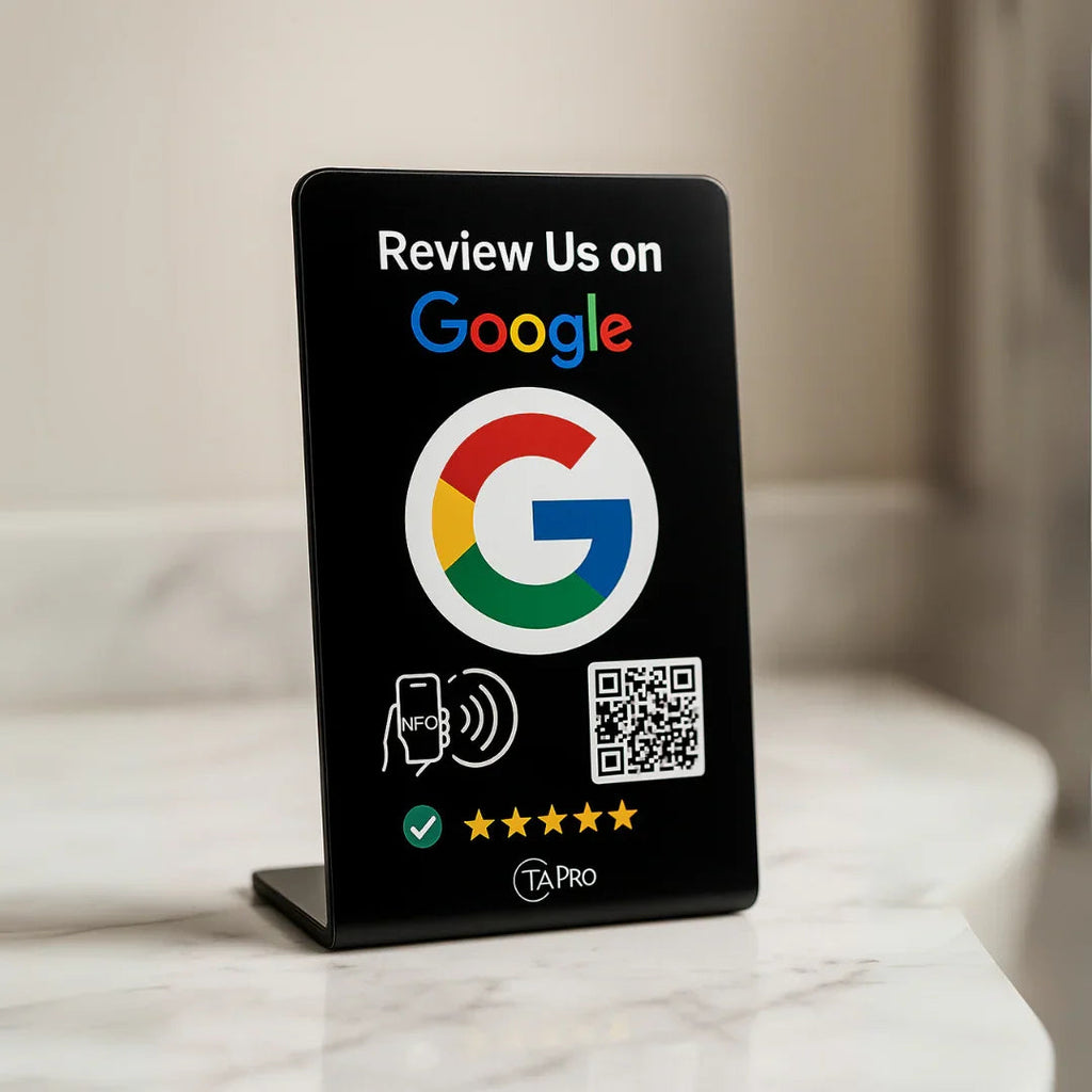 Premium Google Review Pro Stand (3-Pack) - 5x3 Retail Display
