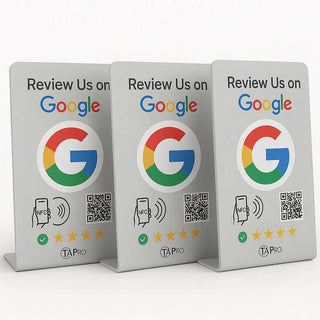 Google Review Stand NFC + QR Tap Sign Review Stands