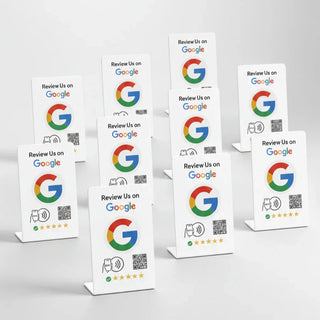 Google Review Stand NFC + QR Tap Sign Review Stands