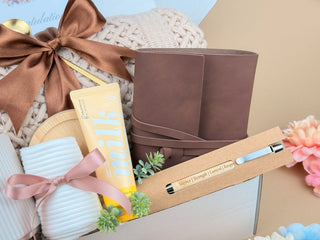 Graduation Gift Box for Him or Her – Luxury Congratulations Gift Basket with Knitted Throw Blanket