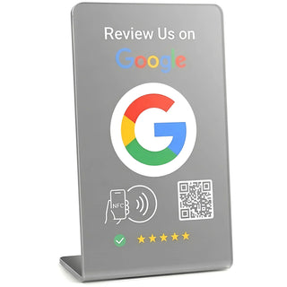 Google Review Stand - NFC & QR Tap To Review System