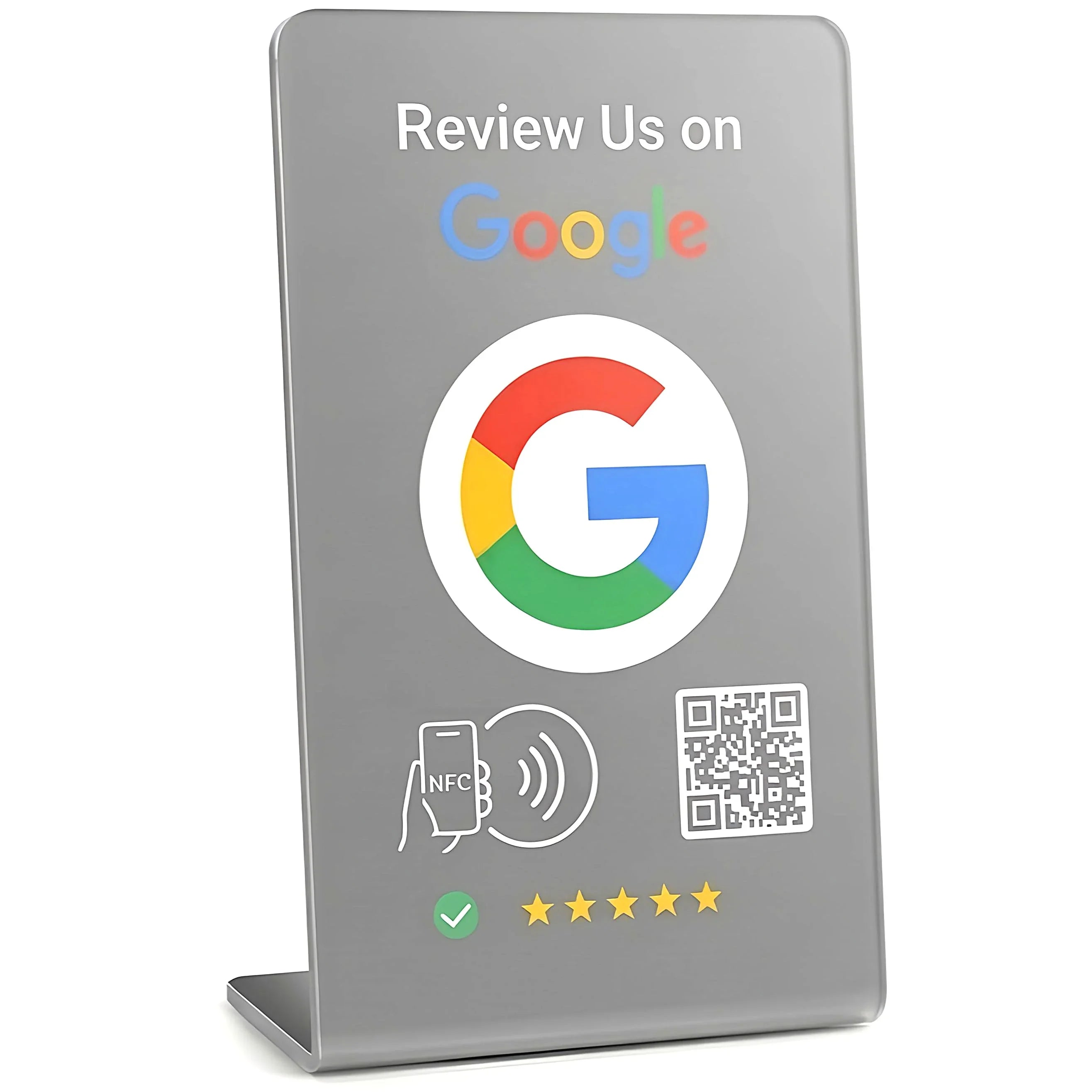 Google Review Stand - NFC & QR Tap To Review System