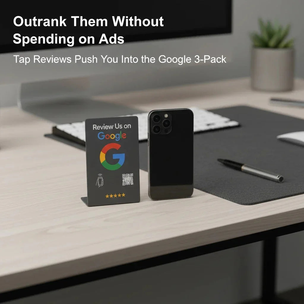Google Review Stand (NFC + QR) — Get More 5-Star Reviews Automatically