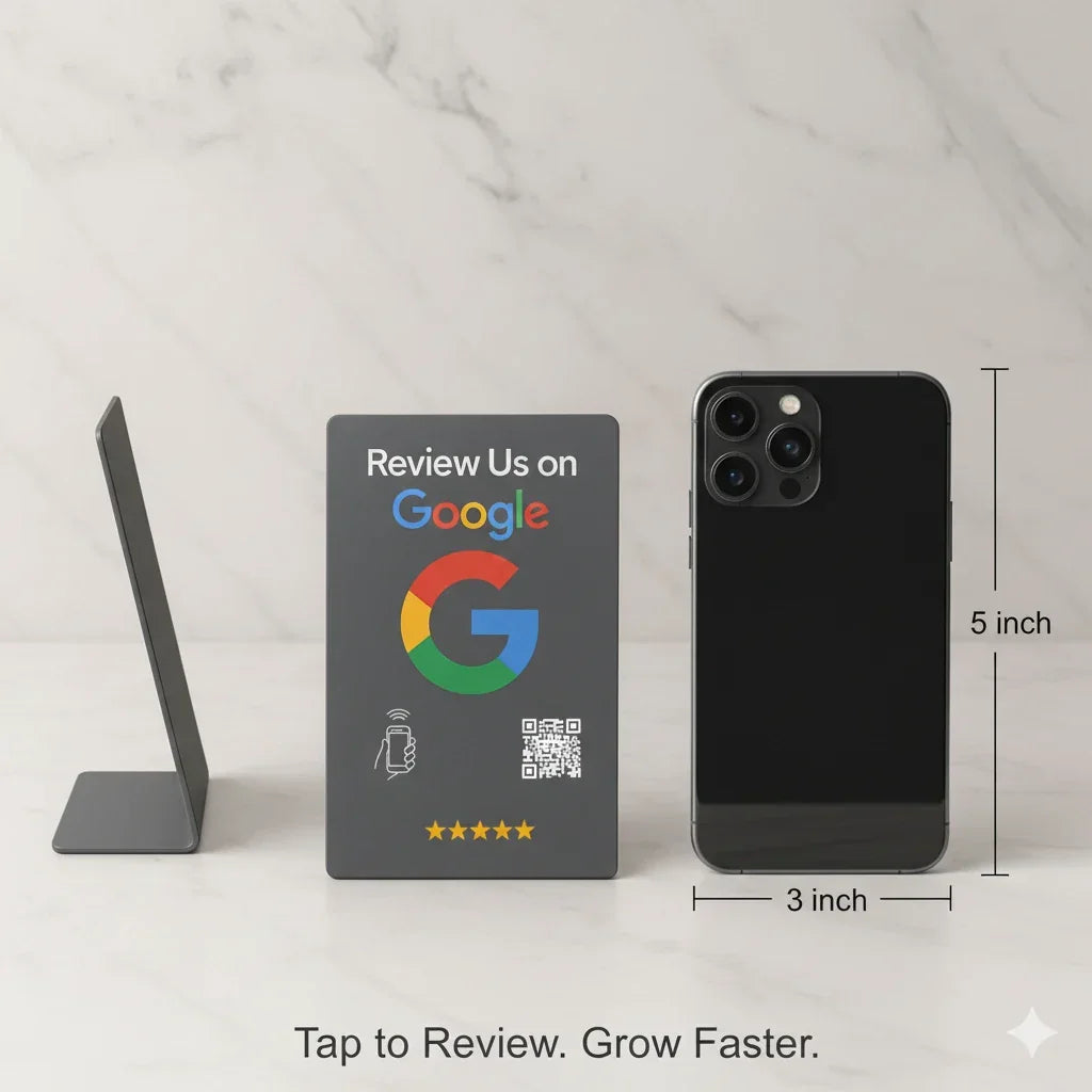 Google Review Stand (NFC + QR) — Get More 5-Star Reviews Automatically
