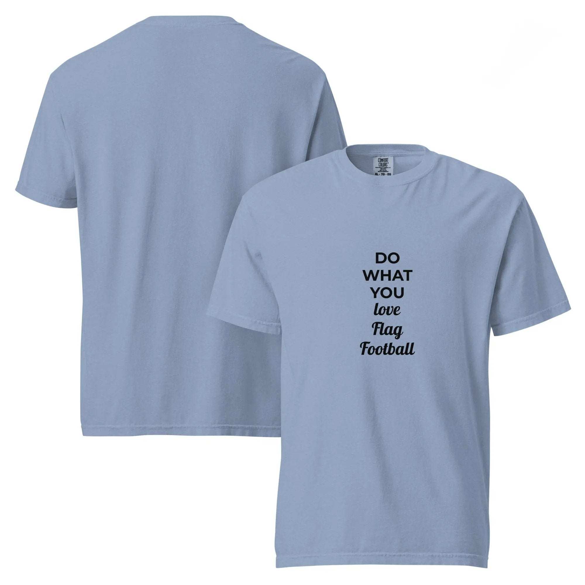 Heavyweight T-shirt Flag Football - L2N2