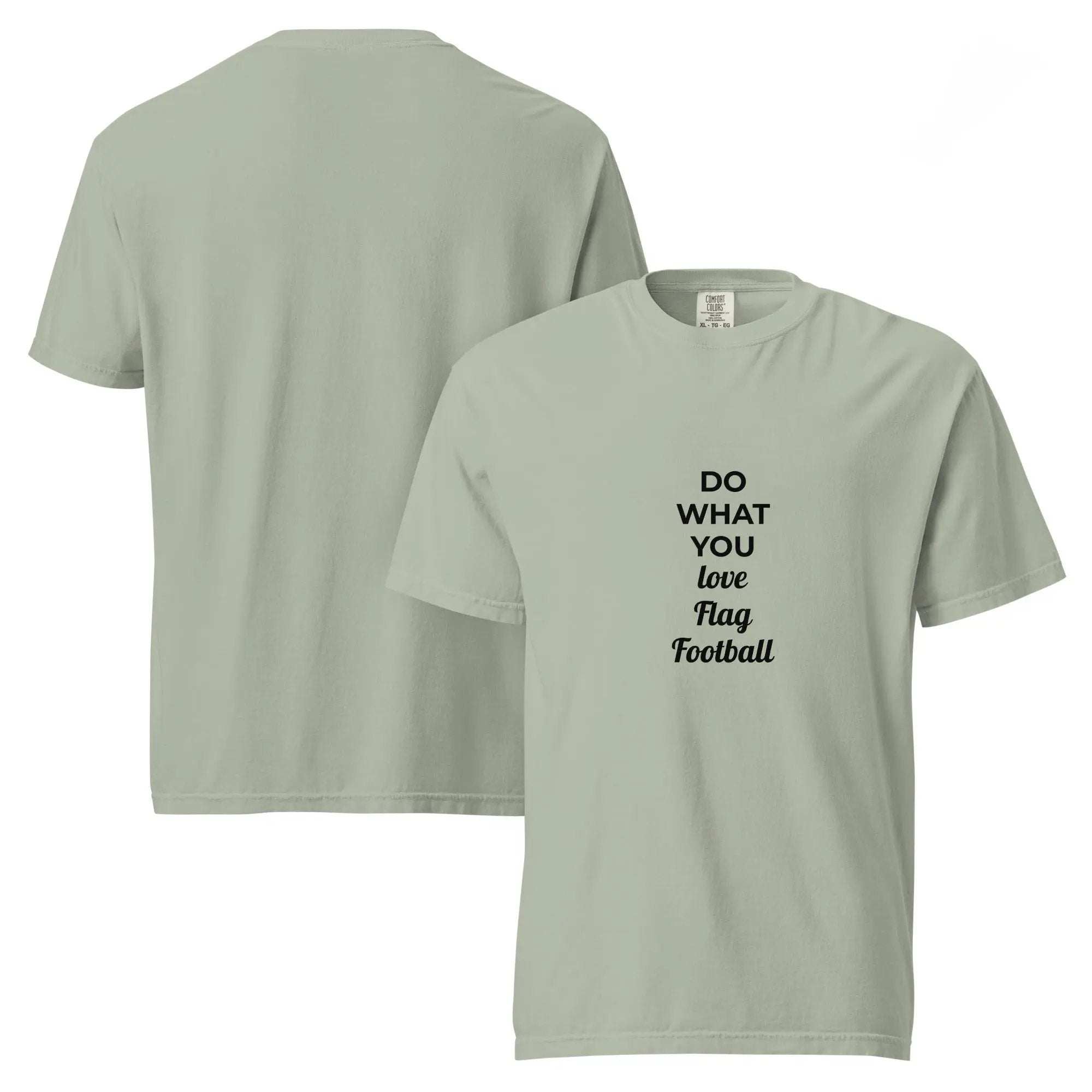 Heavyweight T-shirt Flag Football - L2N2