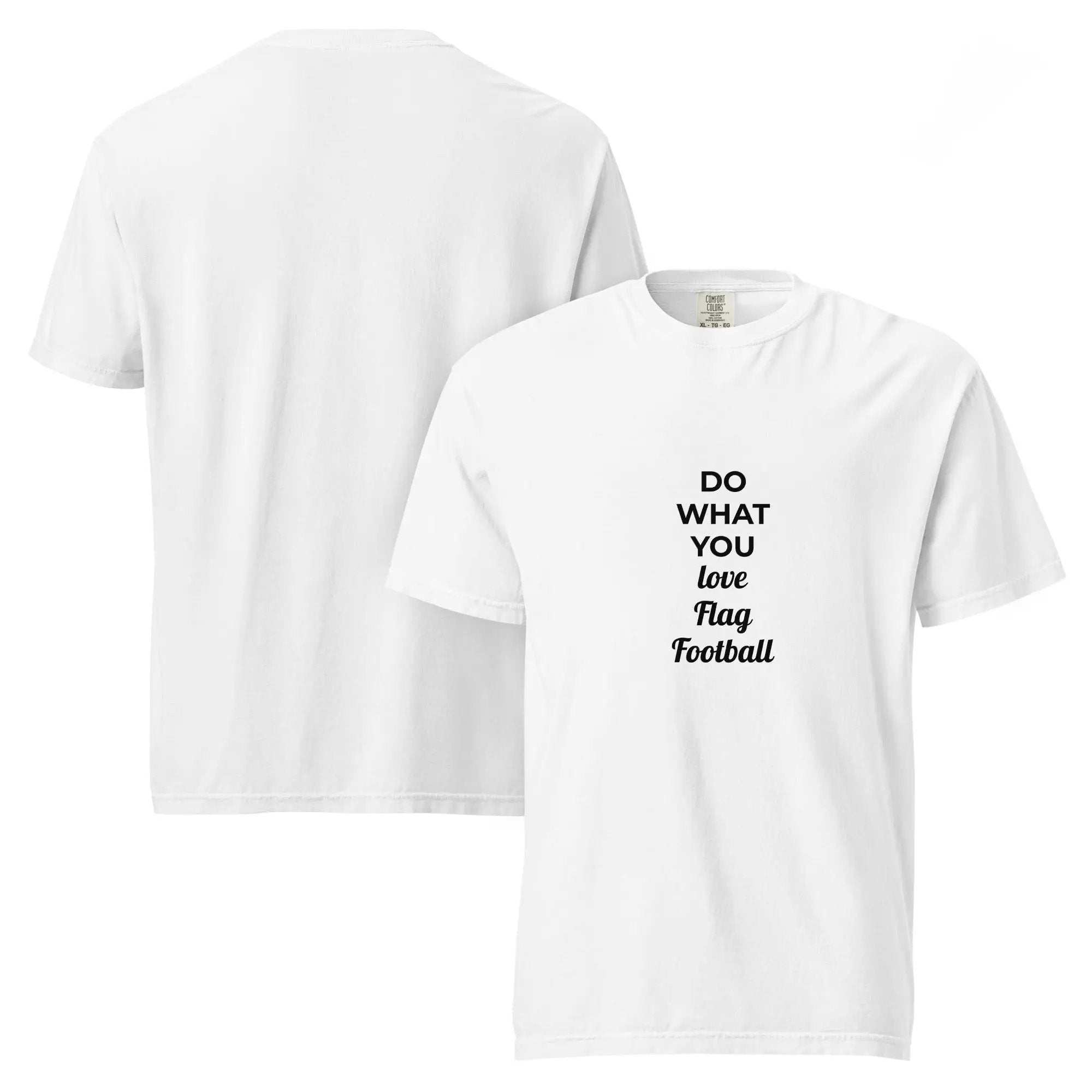 Heavyweight T-shirt Flag Football - L2N2