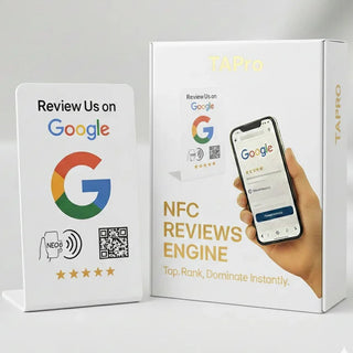 Google Review Stand NFC + QR Tap Sign Review Stands