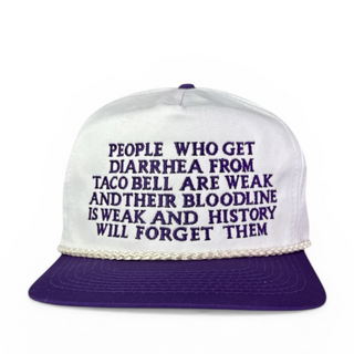 People Who Get Diarrhea Custom Embroidered Hat
