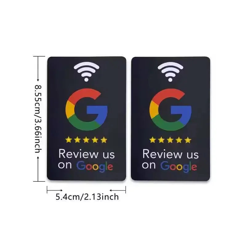 Smart NFC Google Review Card - Retail & Restaurant GMB Booster