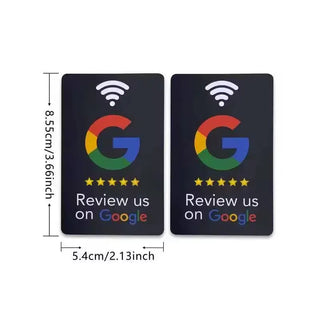 Smart NFC Google Review Card - Retail & Restaurant GMB Booster