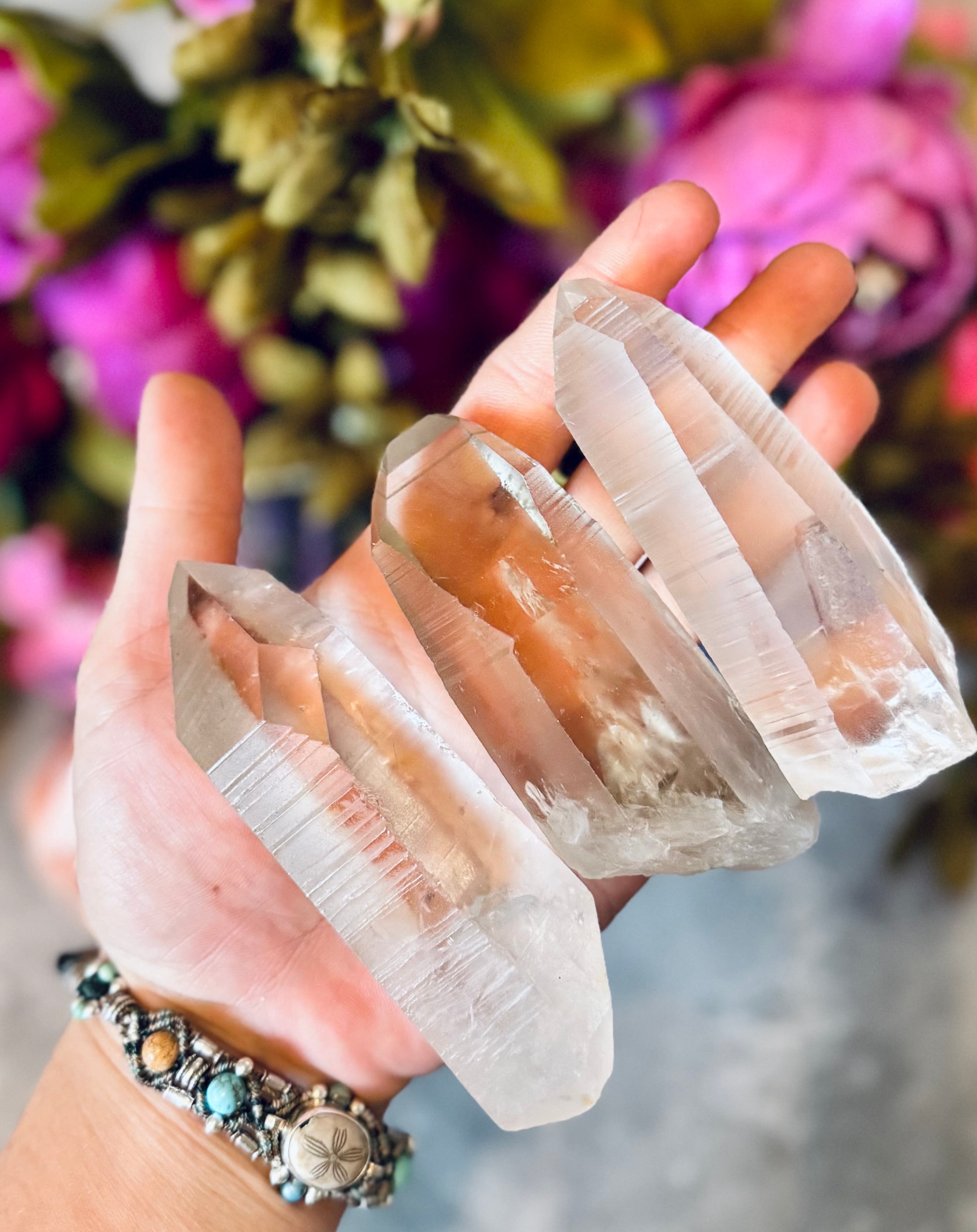 Lemurian Quartz Points, Lemurian Seed Quartz