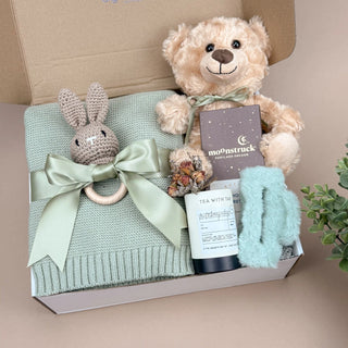 Curated Gift Boxes for New Moms – Bunny Rattle & Nursery Set