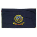 Idaho Flag with Grommets Along the Edges for Wall Hanging