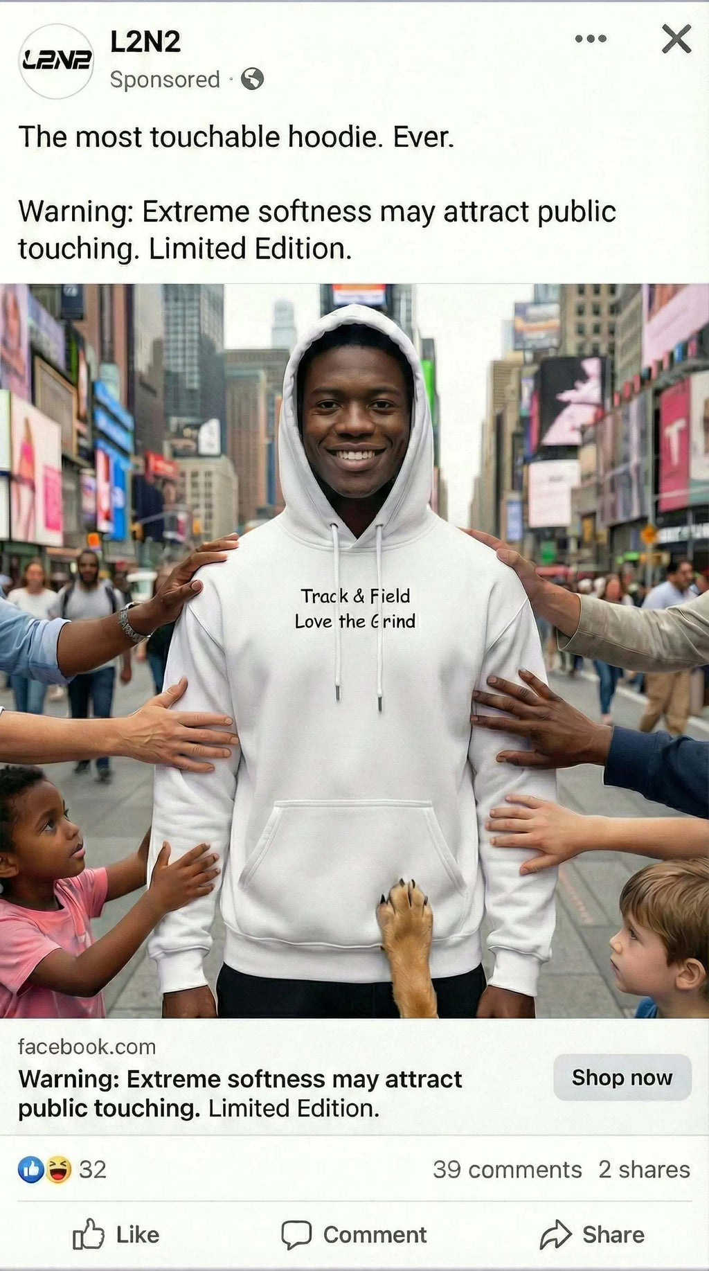 Limited Edition Cozy Track Training Hoodie - L2N2