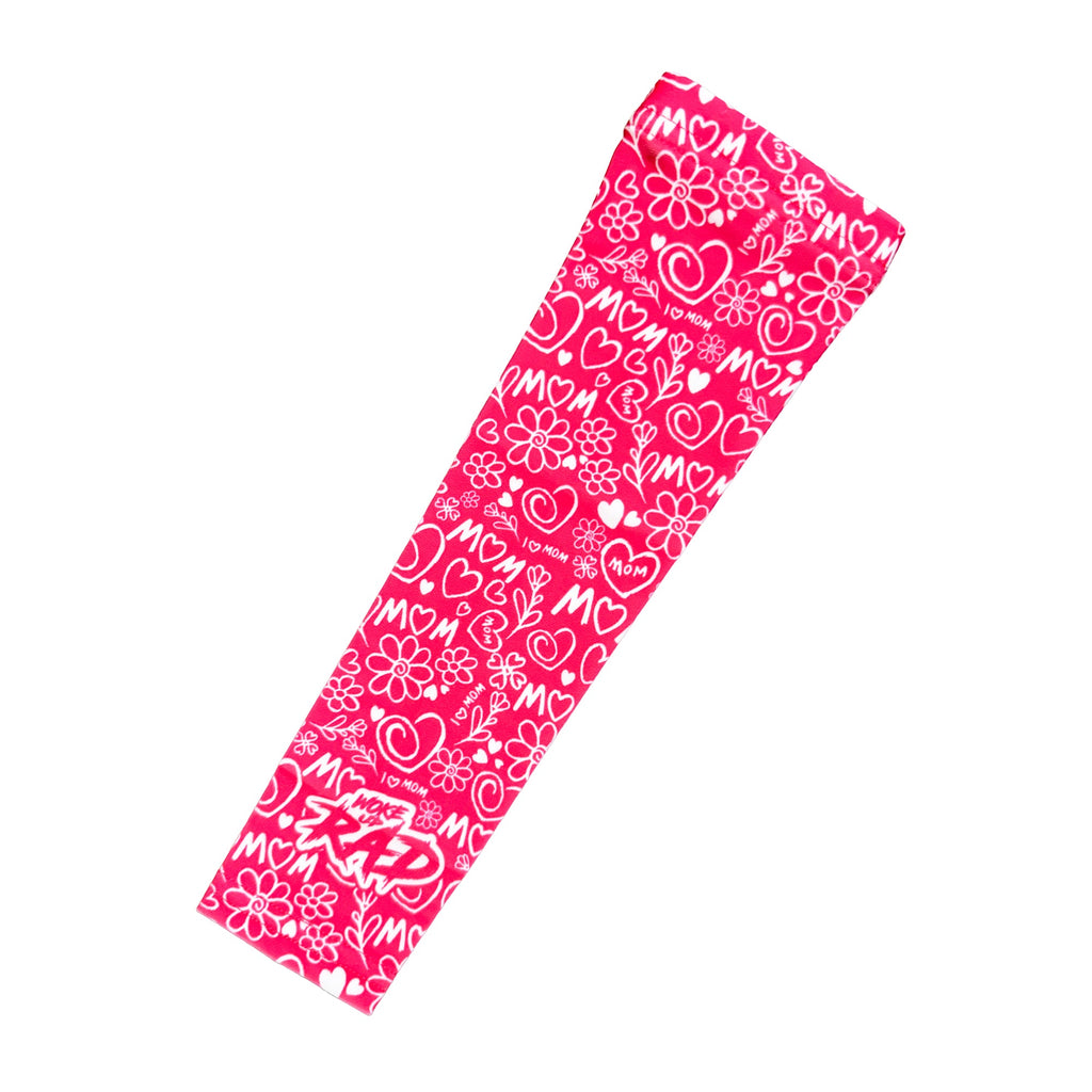 Woke Up RAD - Mom Arm Sleeve (Pink/White)