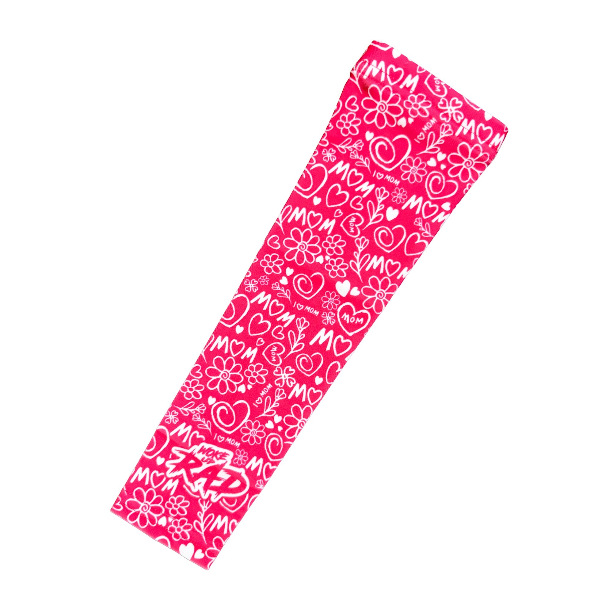 Woke Up RAD - Mom Arm Sleeve (Pink/White)