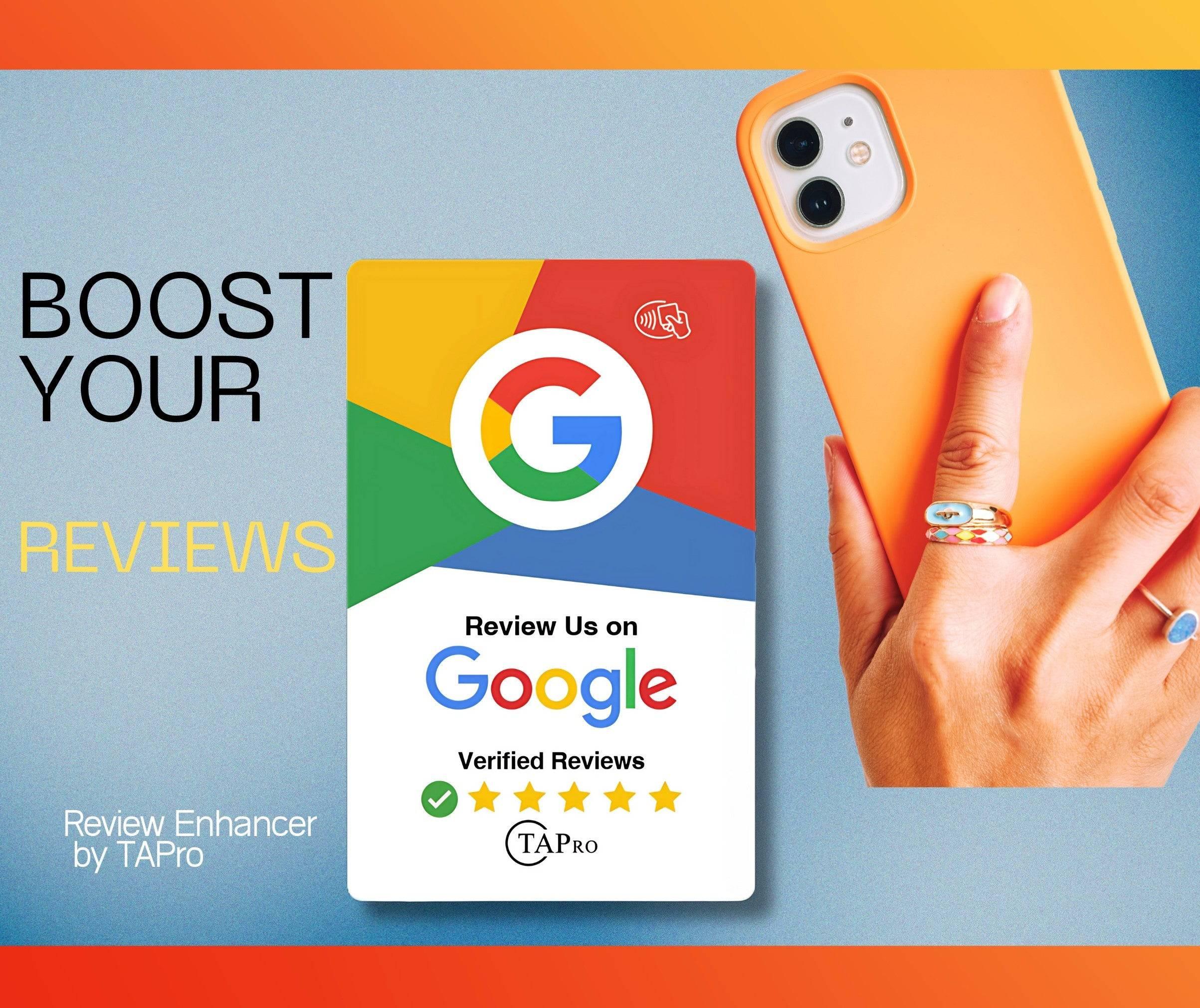 NFC Google Review Cards (3-Pack) - High-Velocity 5-Star Review Kit