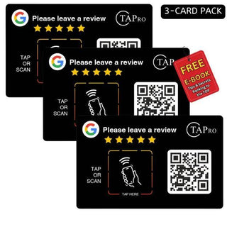 NFC Google Review Sticker (3M Adhesive) Plate for Surfaces