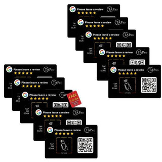 NFC Google Review Sticker (3M Adhesive) Plate for Surfaces