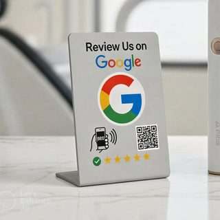 Google Review Stand NFC + QR Tap Sign Review Stands