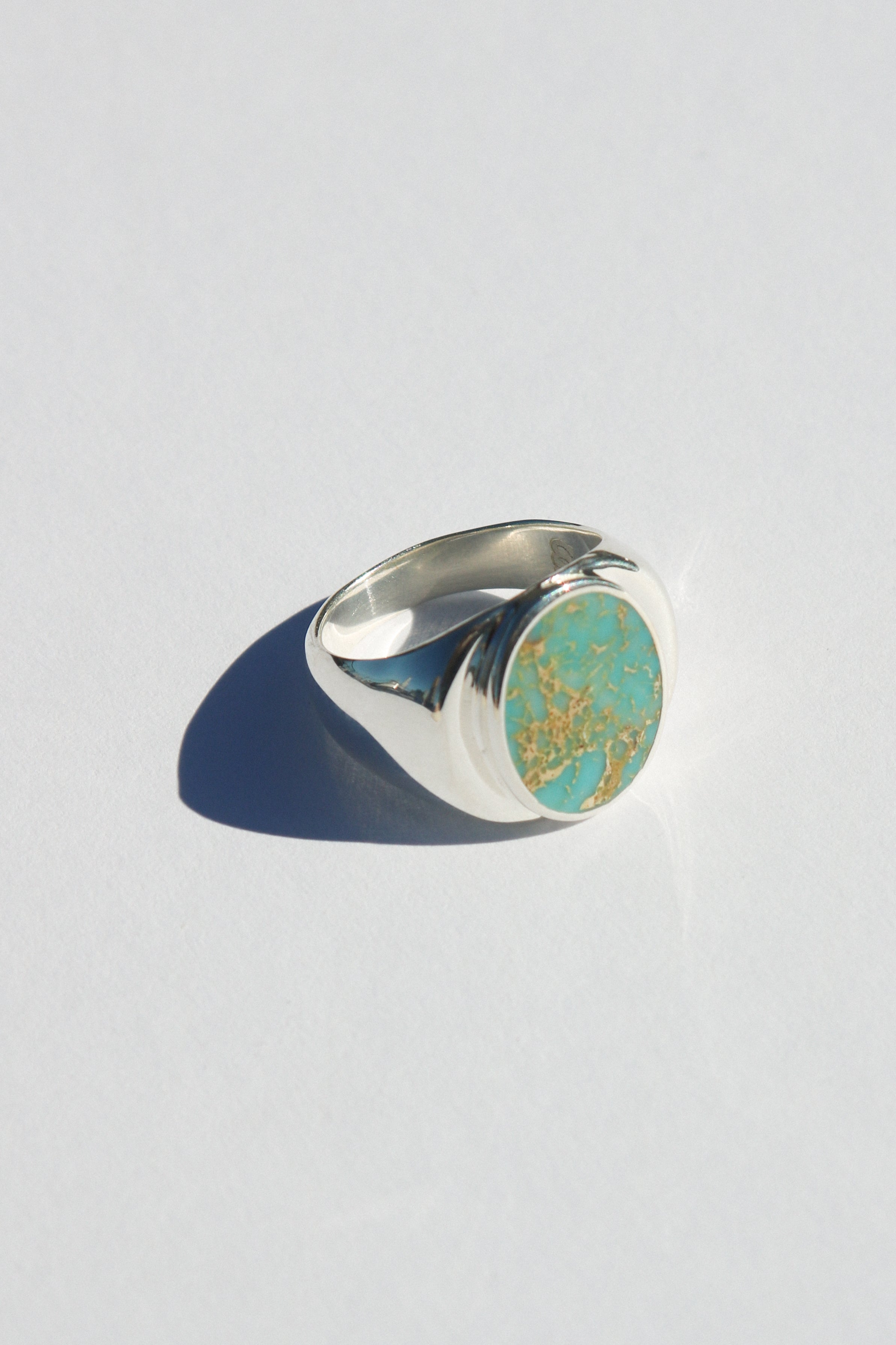 Perlmutte Turquoise Ring