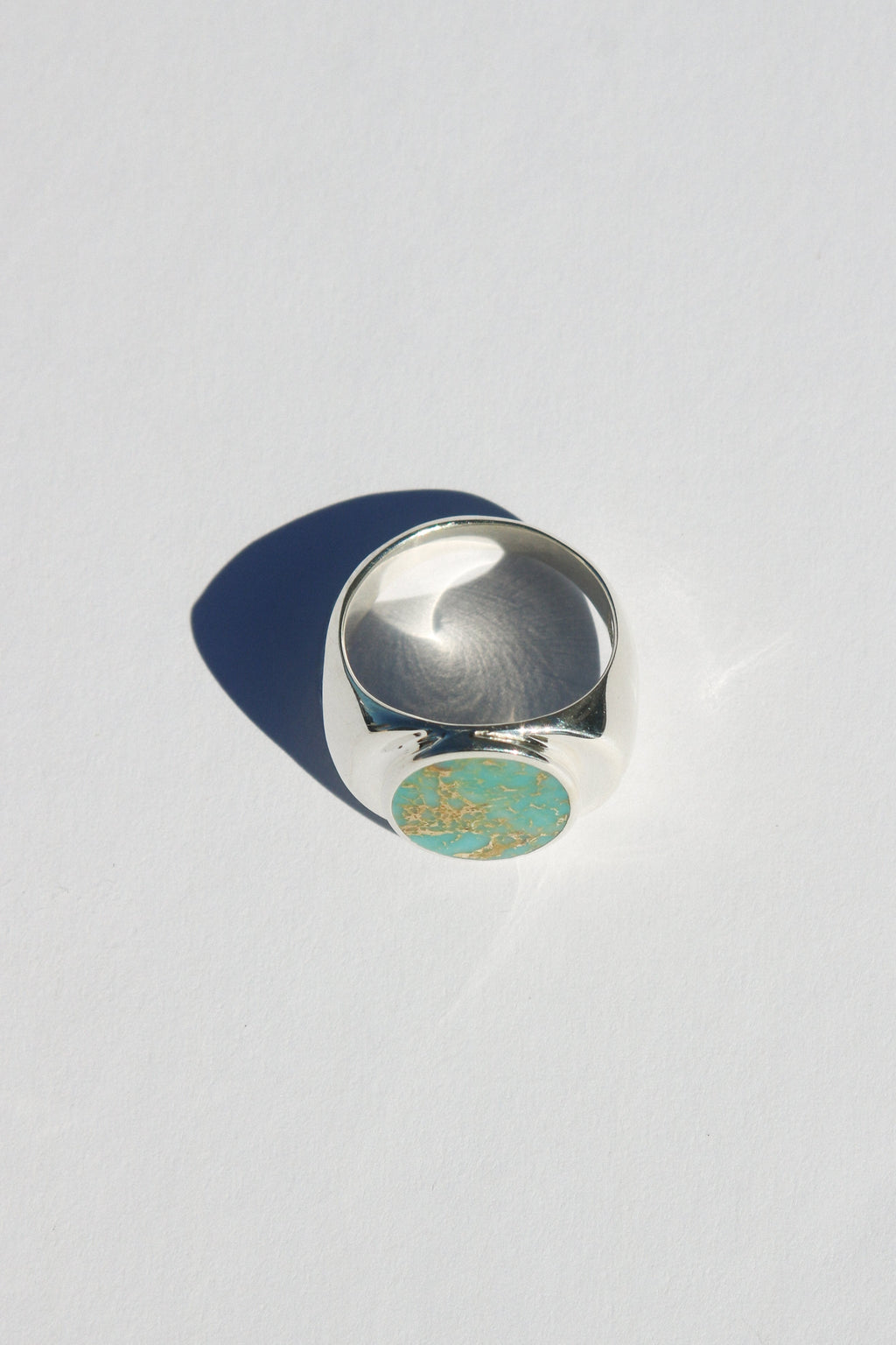 Perlmutte Turquoise Ring
