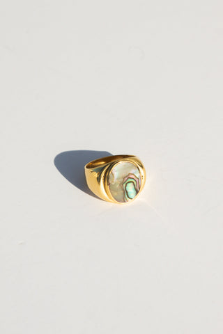 Perlmutte Abalone Ring