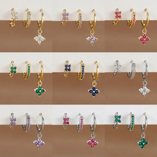 3PCS Flower Drop and Dangle Earring