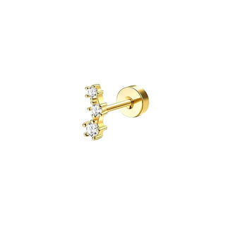 Bobisty Stud Hoop Earrings