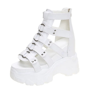 Comemore Women Sandals High Heels Party Buckle Ankle Strap Ladies Shoes Thick Platform Wedges Fashion Summer Female Pumps Sandal