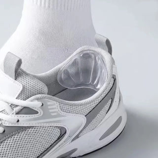 Clear Silicone Heel & Forefoot Cushion Pads, Lightweight Breathable Comfort Inserts for High Heels & Sneakers Unisex