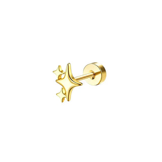 Bobisty Stud Hoop Earrings