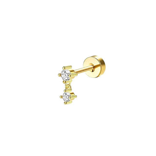 Bobisty Stud Hoop Earrings