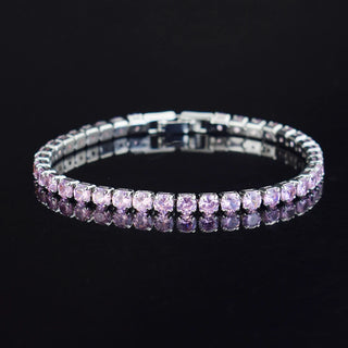 4mm Micro-inlaid Zircon Tennis Bracelet for Women 2025 New Men Bracelet Homme Jewelry Accessories Wholesale