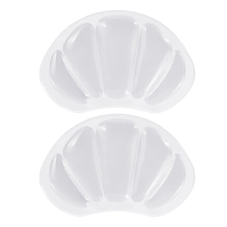 Clear Silicone Heel & Forefoot Cushion Pads, Lightweight Breathable Comfort Inserts for High Heels & Sneakers Unisex