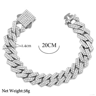 14MM Cuban Link Chain Bracelet