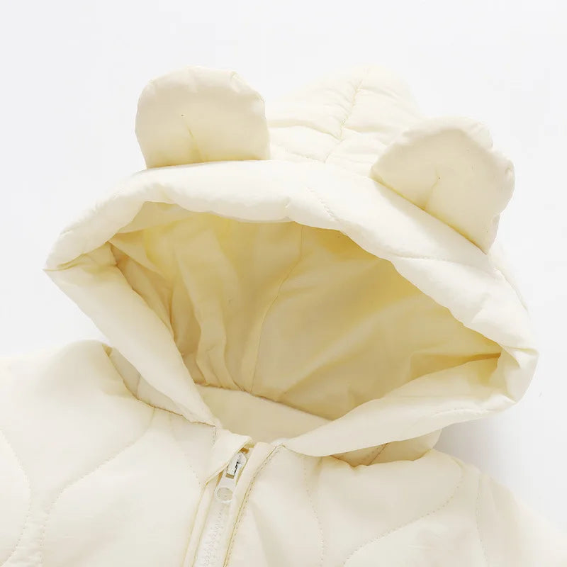 Warm Winter Baby Romper Bear Jumpsuit
