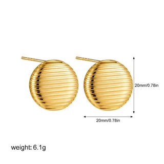 Three-Layer Textured Knot Earrings for Women
