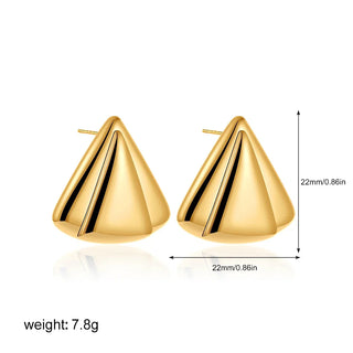 Three-Layer Textured Knot Earrings for Women