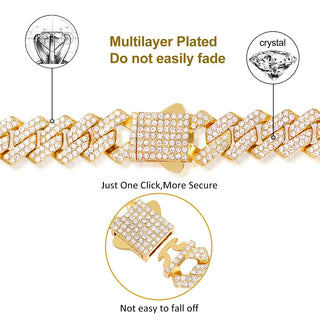14MM Cuban Link Chain Bracelet