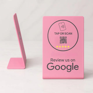 Google Review Stand - NFC & QR Tap To Review System