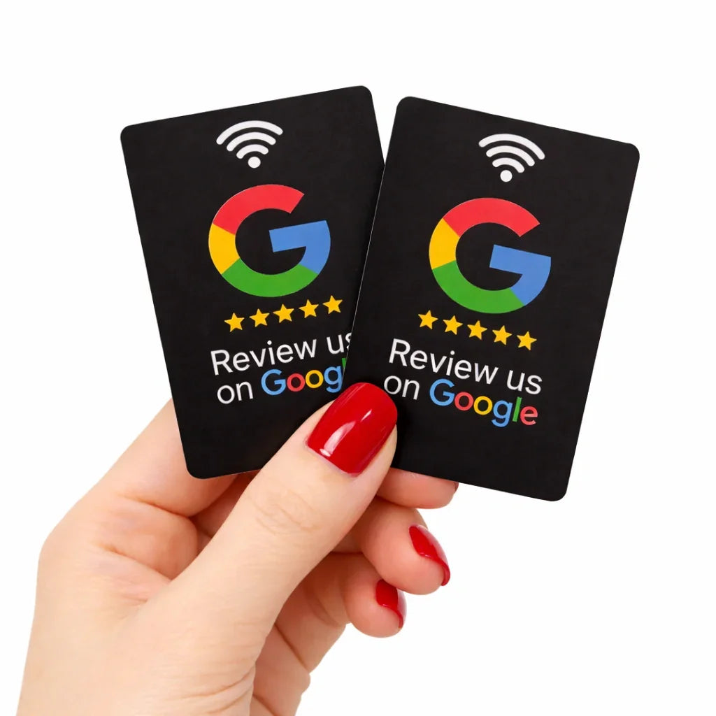 Google Review Card (NFC Chip) - No Monthly Fees, One-Tap Setup