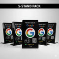 NFC Google Review Table Sign (5-Pack) - One-Tap GMB Growth