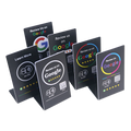 NFC Google Review QR Signs (6-Pack) - Tabletop SEO Ranking Tool
