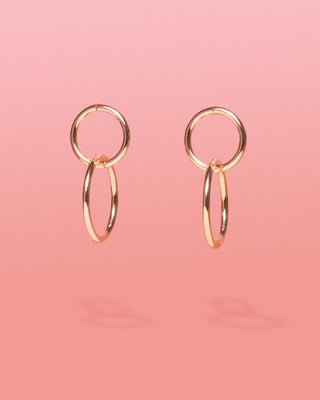 Chai Gold 2 Tier hoops