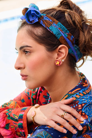 Abstract Blob Stud Earrings