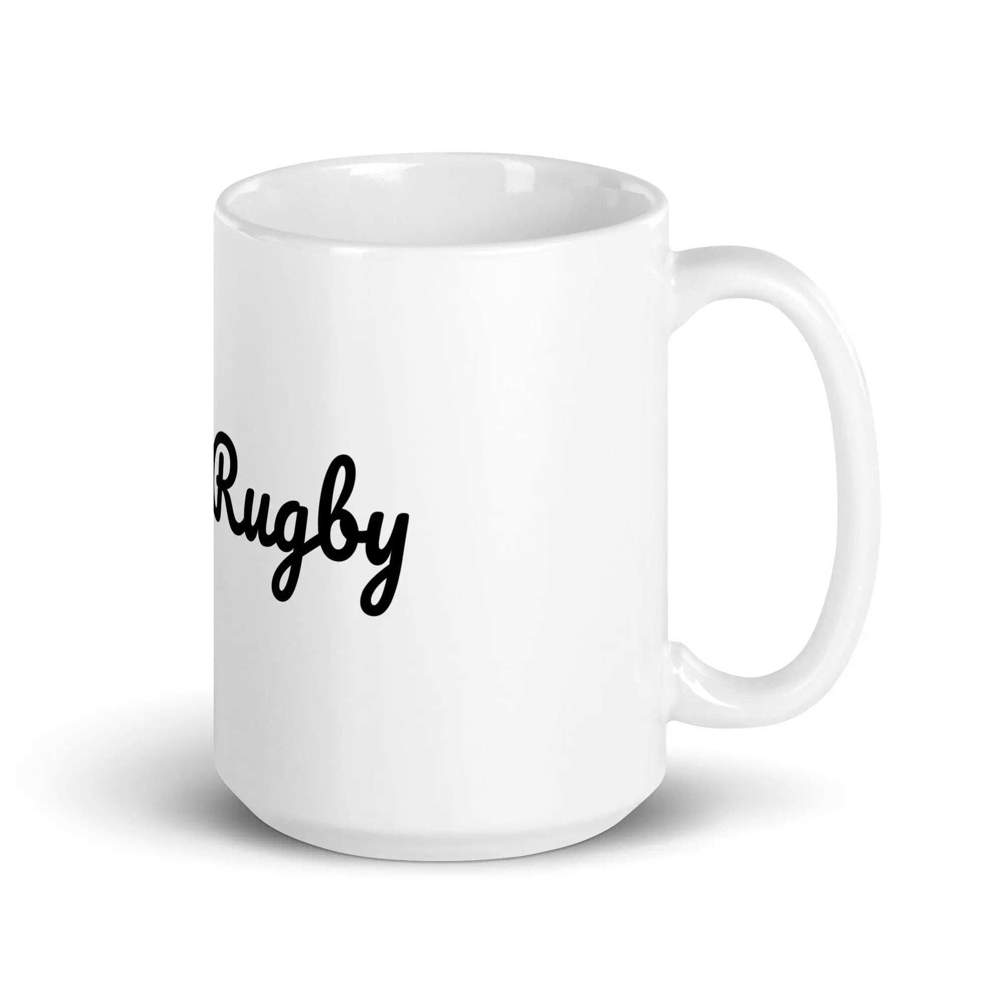White glossy Rugby mug - L2N2